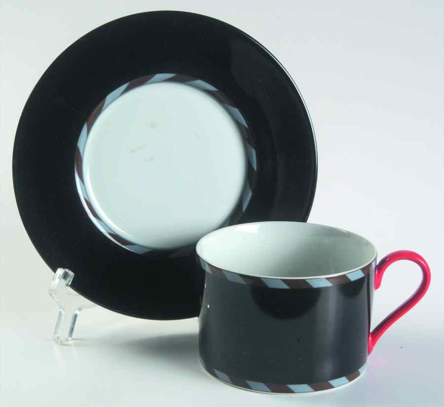 Polynesia Flat Cup & Saucer Set by Swid Powell-1