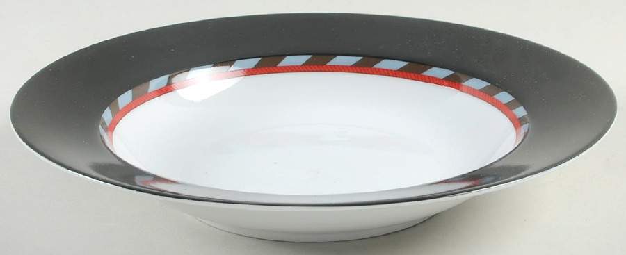 Polynesia Rim Soup Bowl by Swid Powell-1