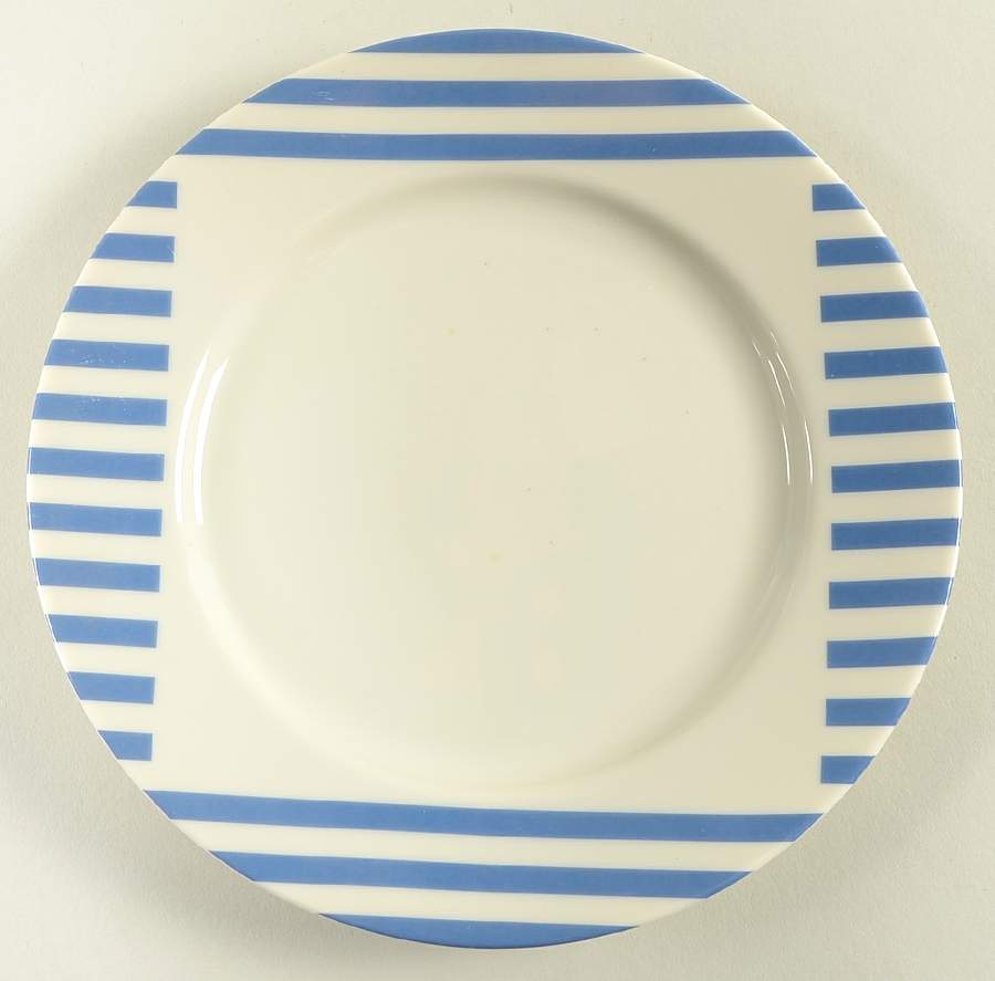 Seersucker Salad Plate by Swid Powell-1