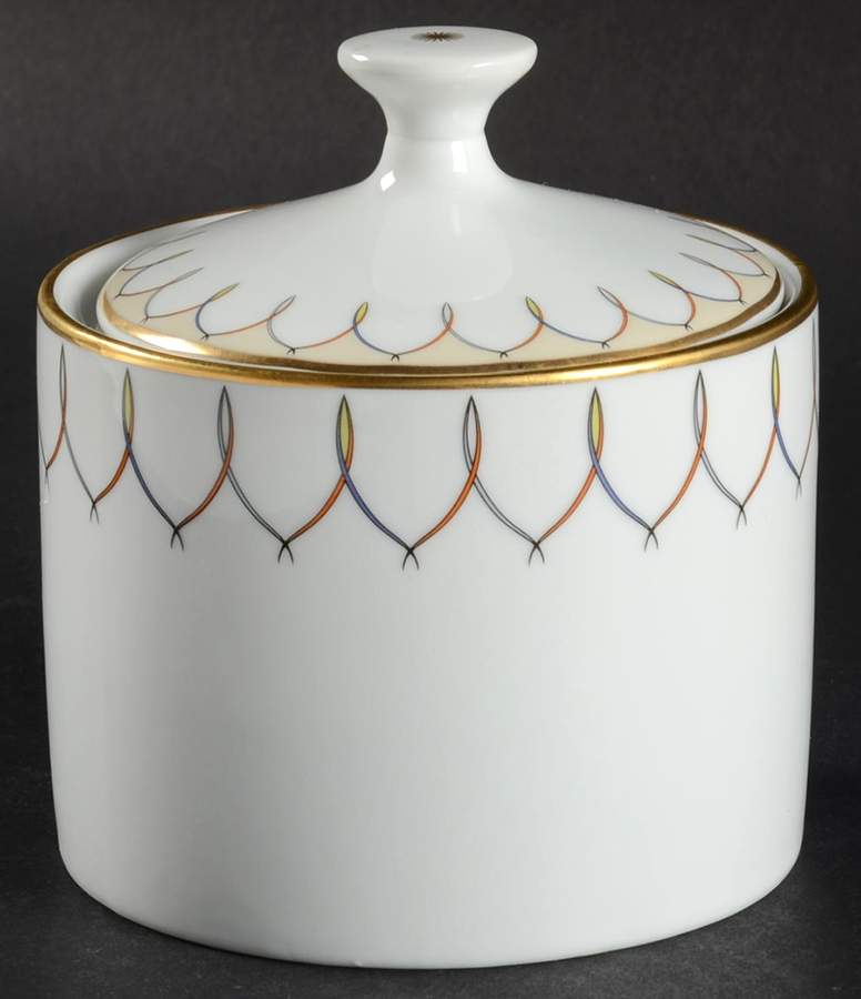 Serenade Sugar Bowl & Lid by Swid Powell-1