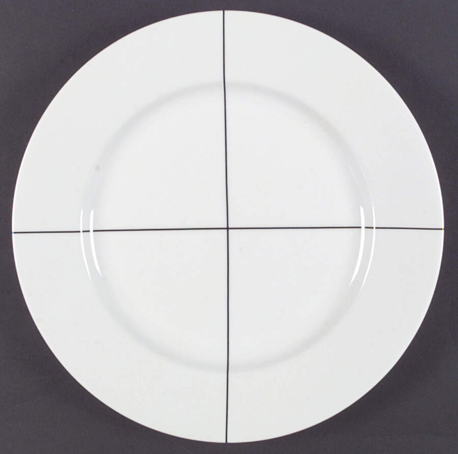Signature Black 12" Chop Plate (Round Platter) by Swid Powell-1