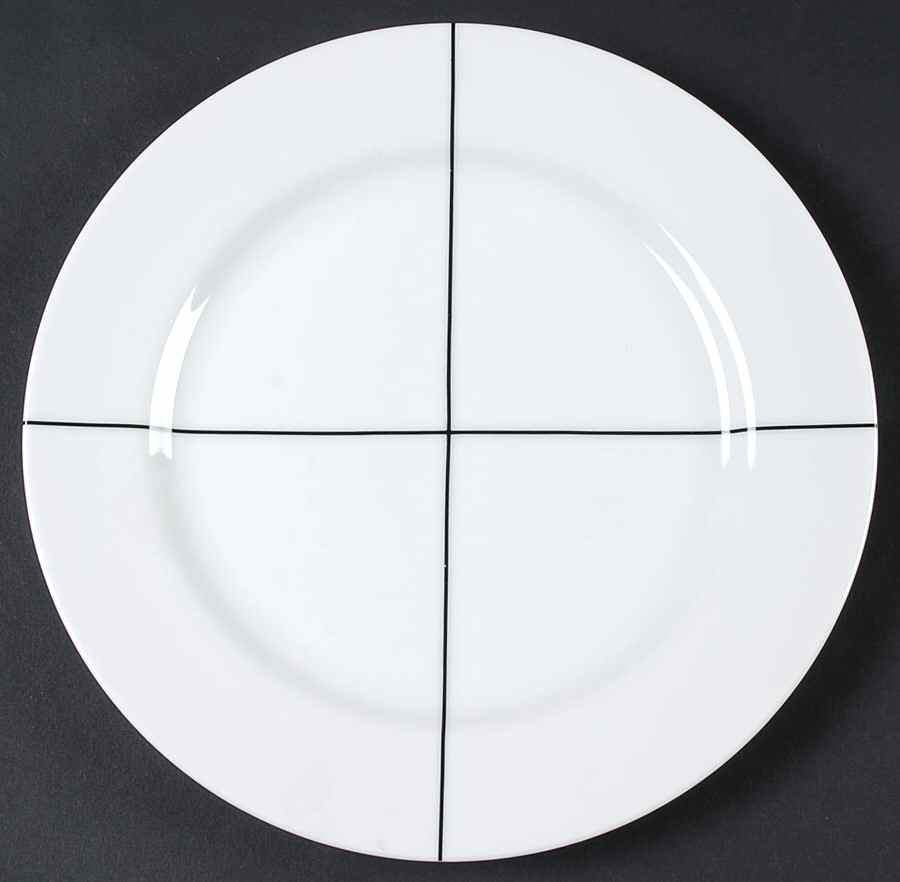 Signature Black Salad Plate by Swid Powell-1