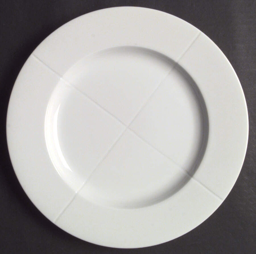 Signature White Dinner Plate by Swid Powell-1