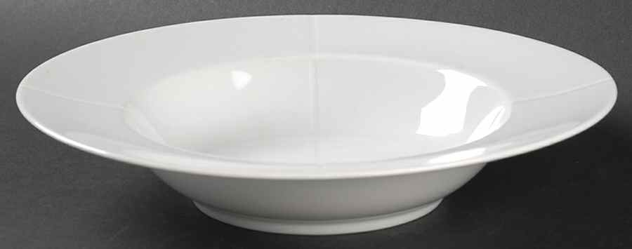 Signature White Large Rim Soup Bowl by Swid Powell-1