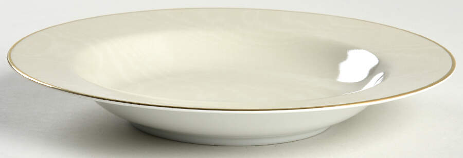 Taffeta (Beige) Rim Soup Bowl by Swid Powell-1