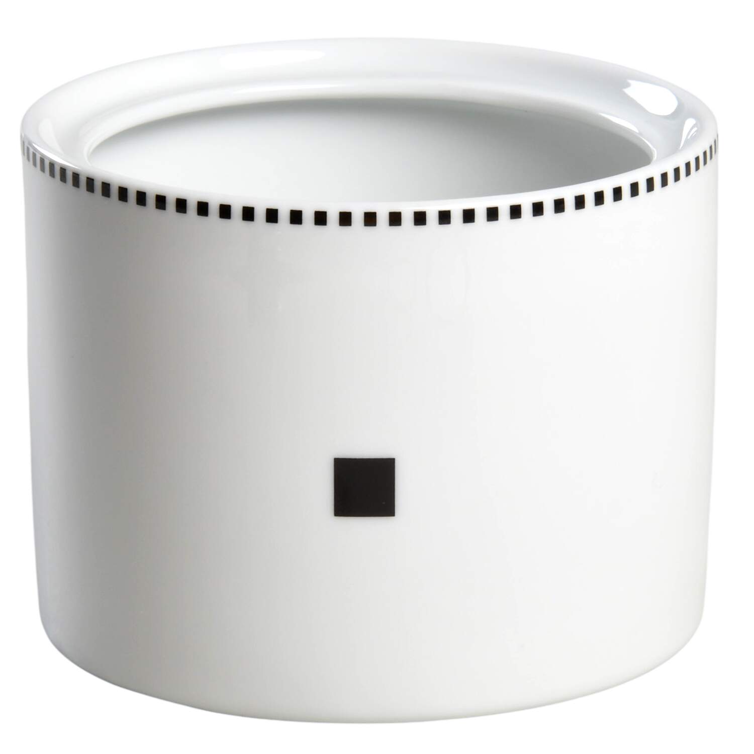 Tuxedo Black Sugar Bowl No Lid by Swid Powell-1