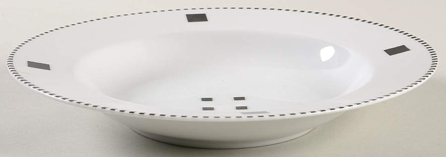 Tuxedo Black Rim Soup Bowl by Swid Powell-1