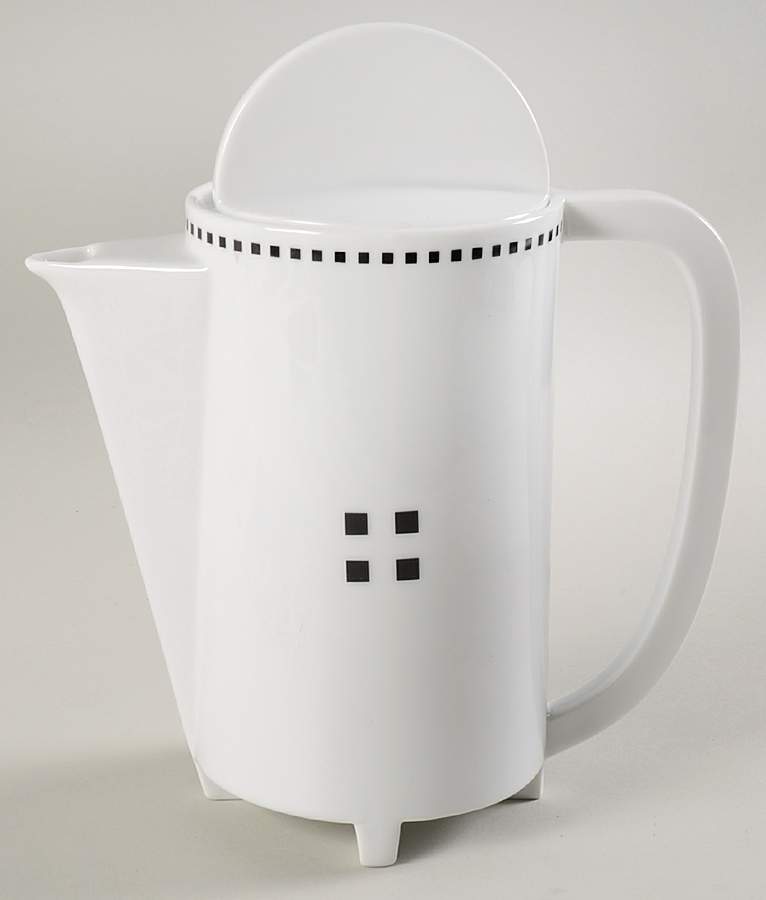 Tuxedo Black Coffee Pot & Lid by Swid Powell-1
