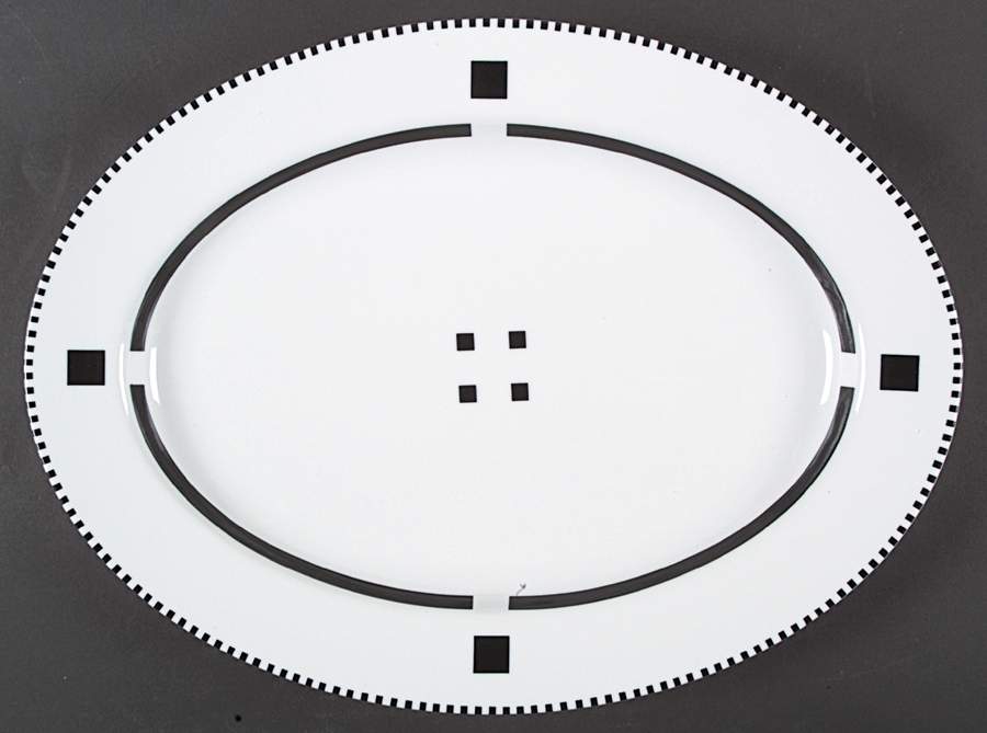 Tuxedo Black 16" Oval Serving Platter by Swid Powell-1