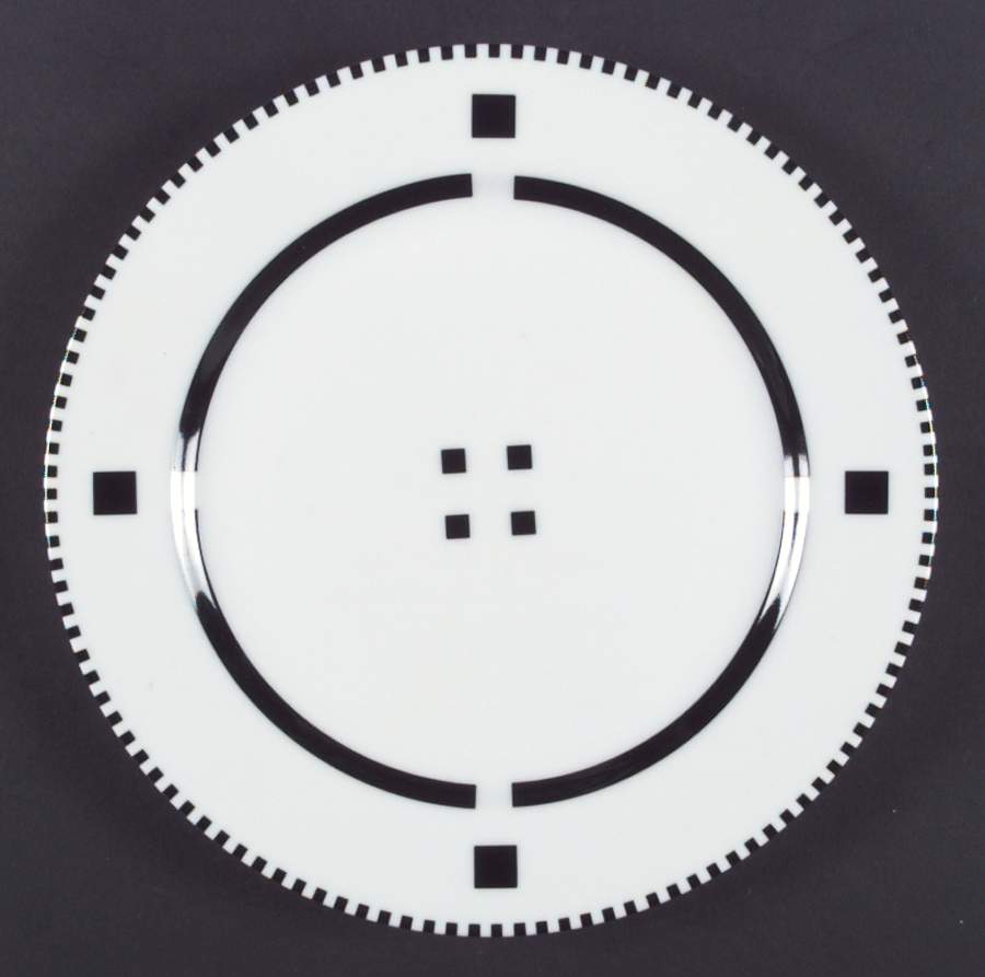 Tuxedo Black Dinner Plate by Swid Powell-1