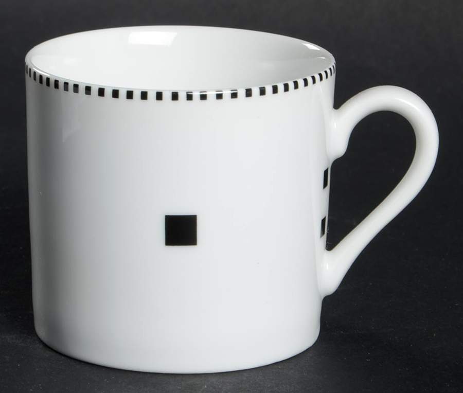 Tuxedo Black Flat Demitasse Cup by Swid Powell-1