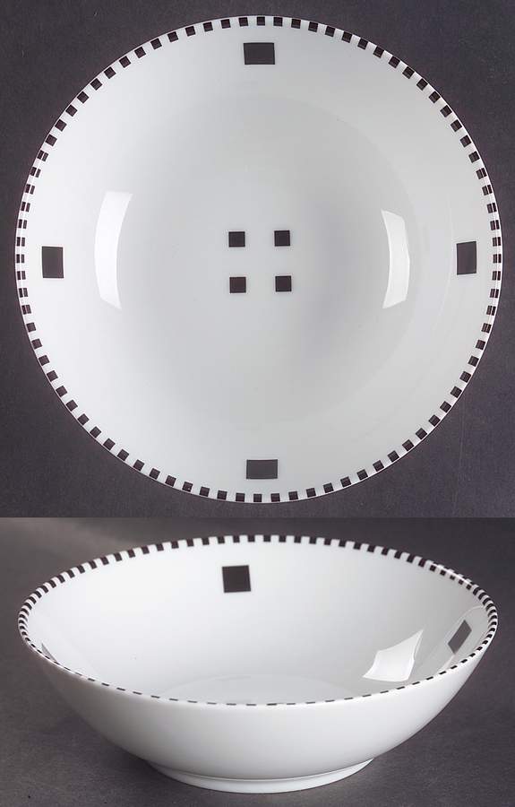 Tuxedo Black Coupe Cereal Bowl by Swid Powell-1
