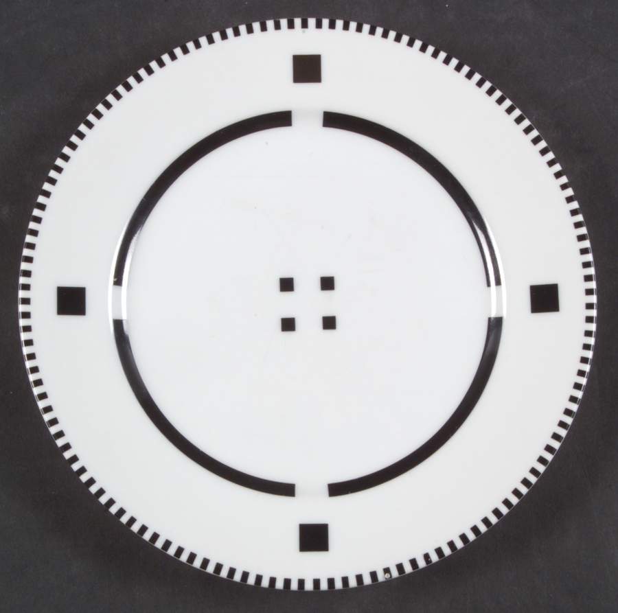 Tuxedo Black Bread & Butter Plate by Swid Powell-1