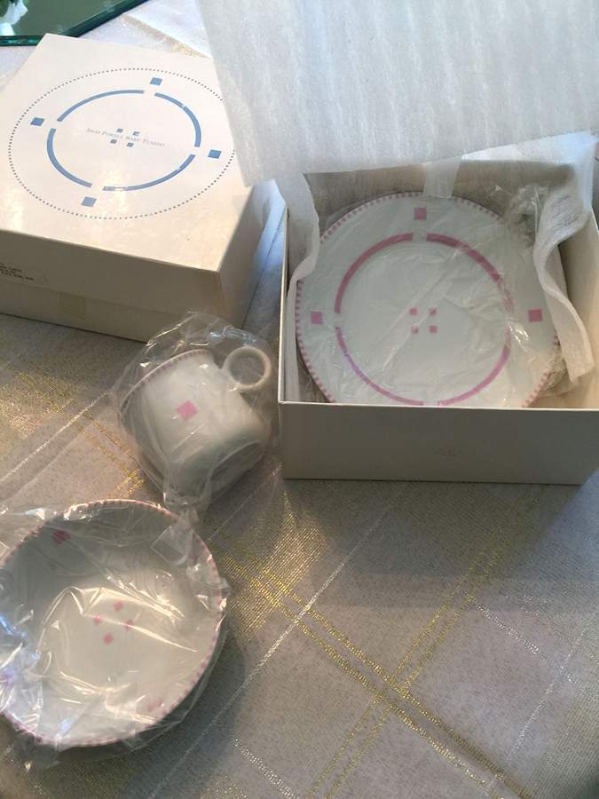 Tuxedo Pink Child's Plate by Swid Powell-1