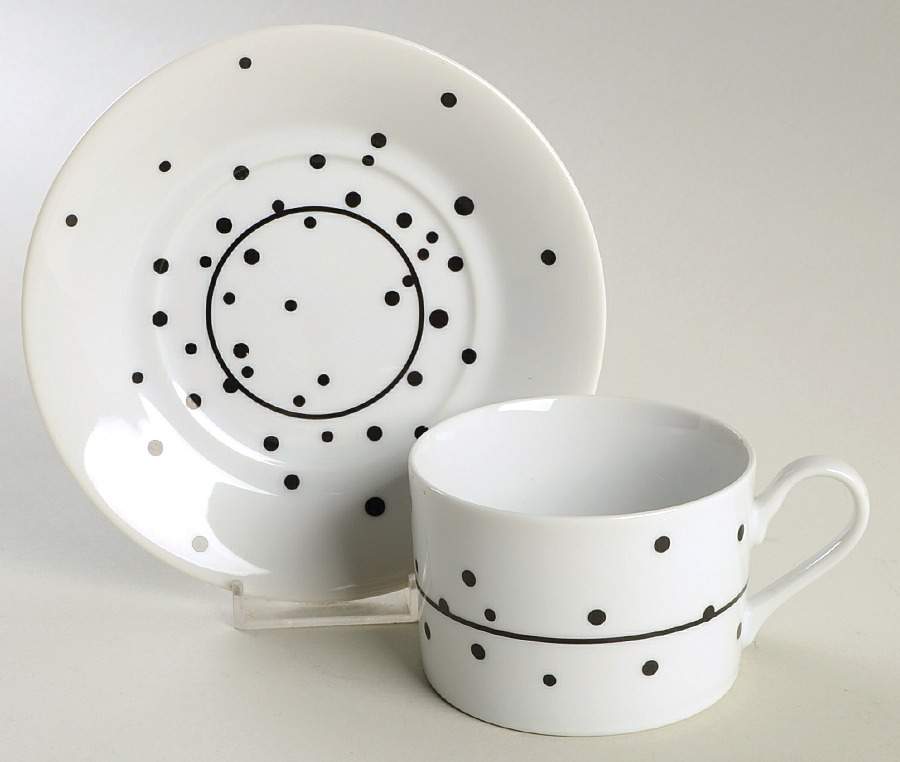 Vegas Flat Cup & Saucer Set by Swid Powell-1