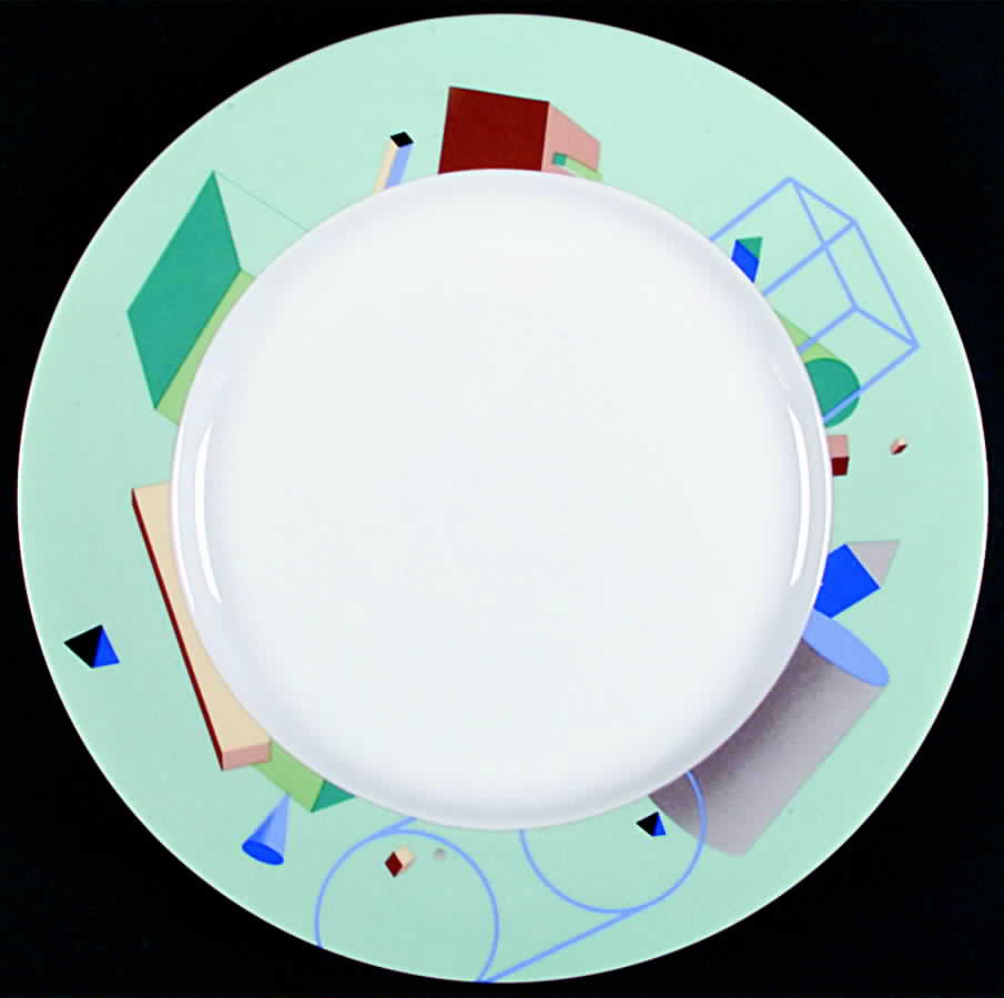 Volumetric 12" Chop Plate (Round Platter) by Swid Powell-1