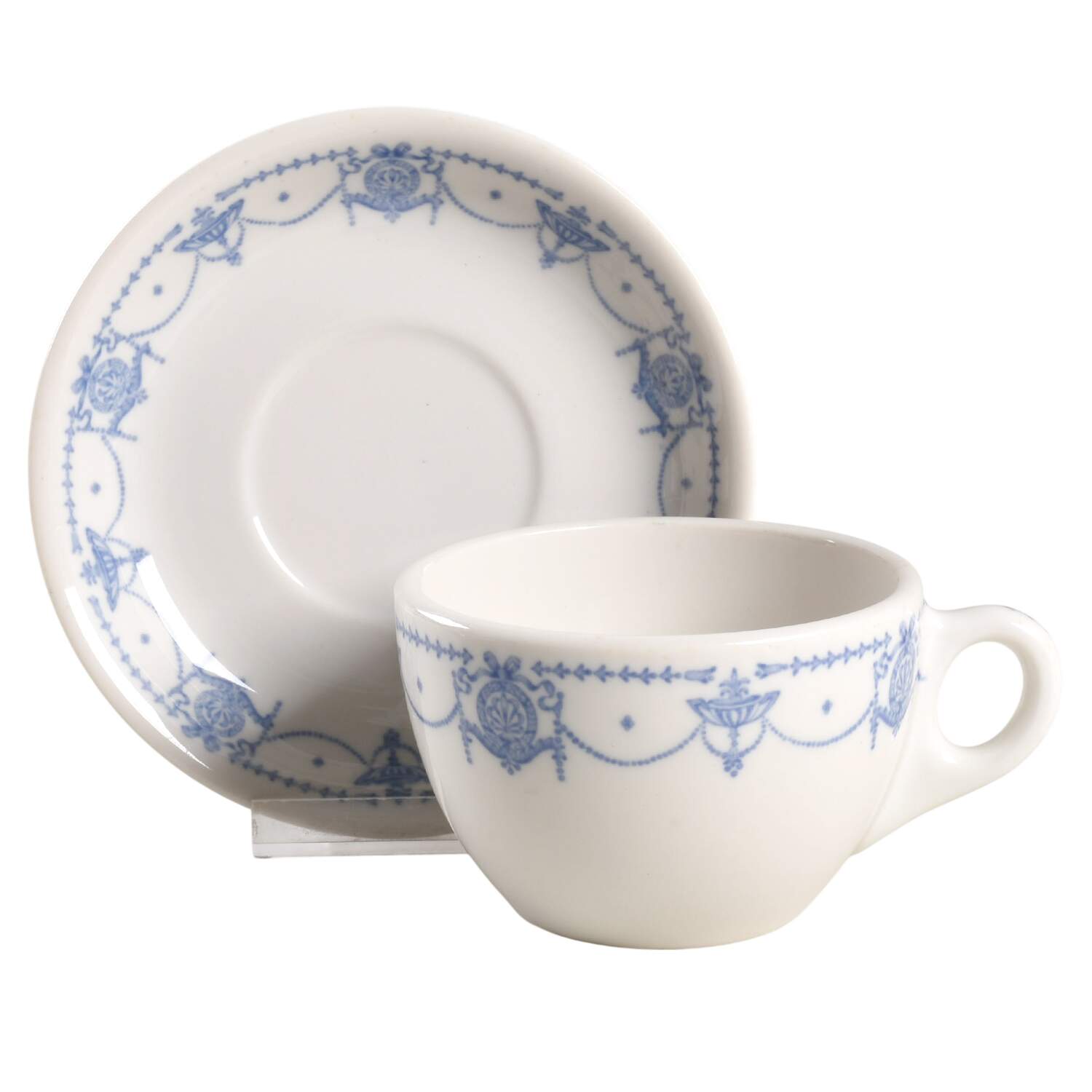 Adam Flat Cup & Saucer Set by Syracuse-1