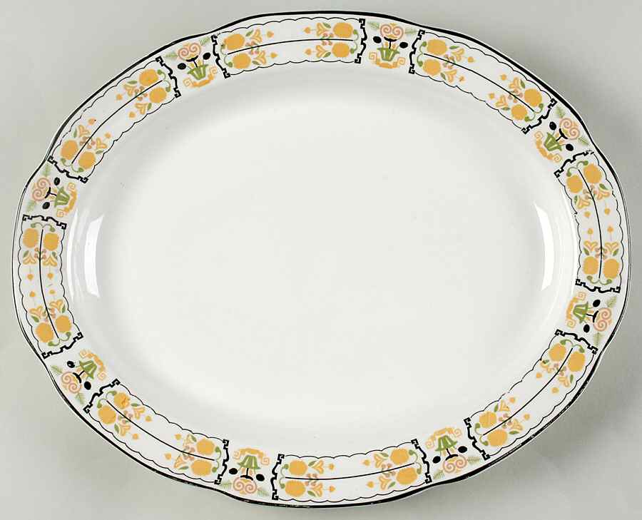 Alcora 14" Oval Serving Platter by Syracuse-1