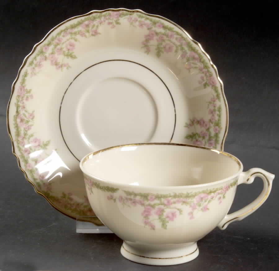 Allendale Footed Cup & Saucer Set by Syracuse-1