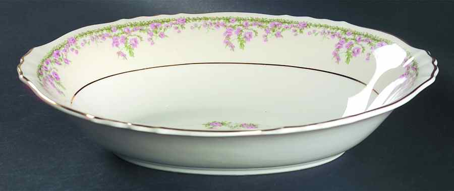 Allendale 10" Oval Vegetable Bowl by Syracuse-1