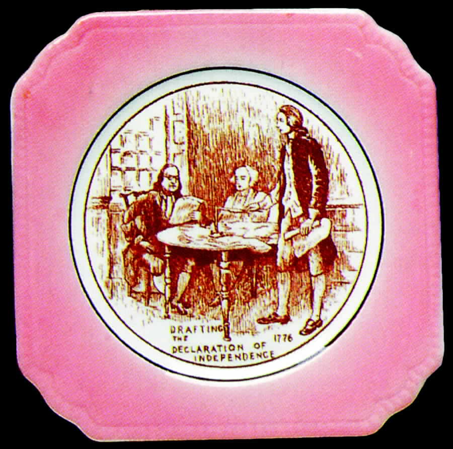 American History Salad Plate by Syracuse-1