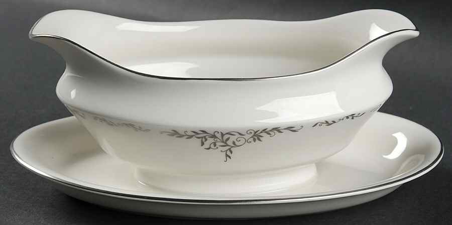 Angelica Gravy Boat with Attached Underplate by Syracuse-1