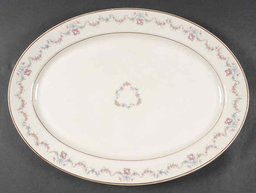 Arcadia 16" Oval Serving Platter by Syracuse-1