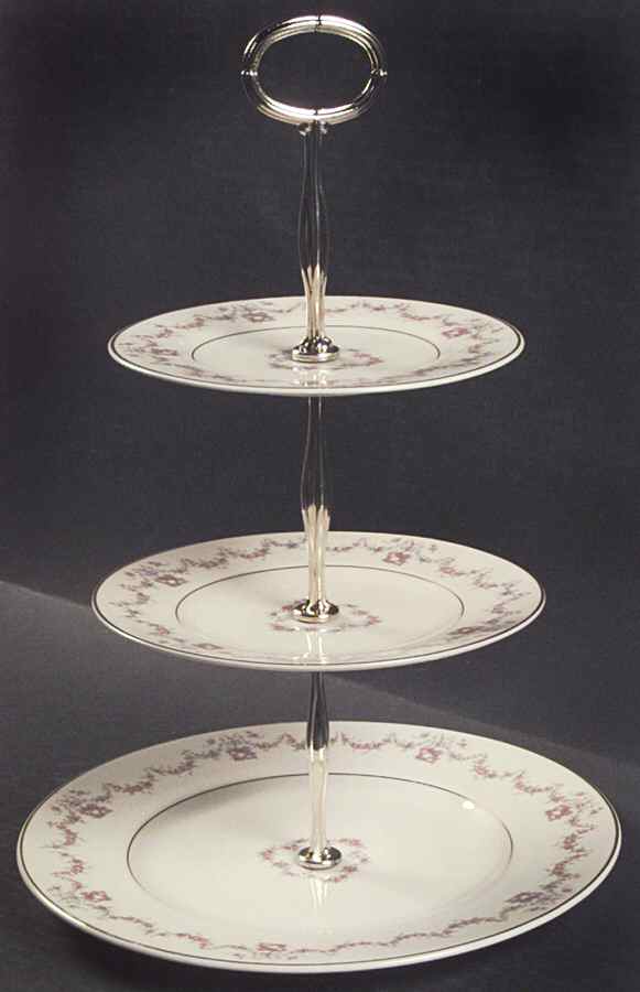 Arcadia 13 7/8"-14 1/4" 3-Tiered Serving Tray(DP,SP,BB) HC by Syracuse-1