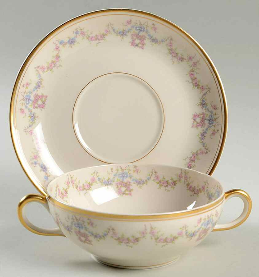 SY210 Flat Cream Soup Bowl & Saucer Set by Syracuse-1