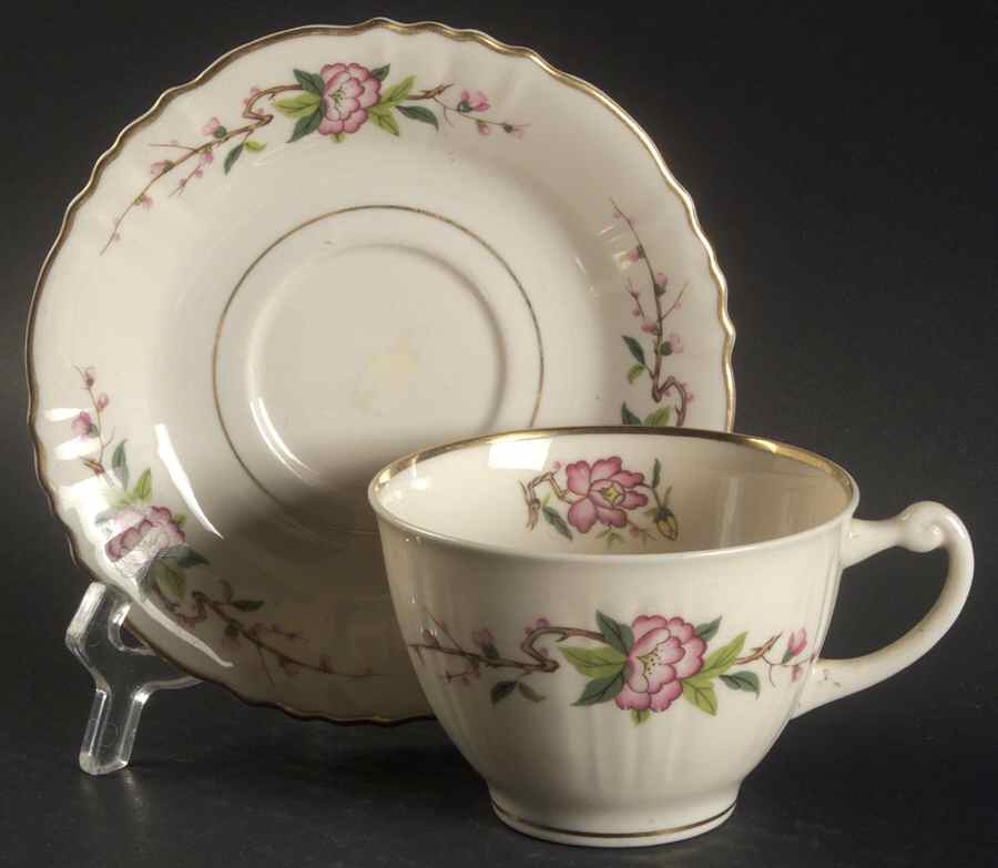 Arlington Flat Cup & Saucer Set by Syracuse-1
