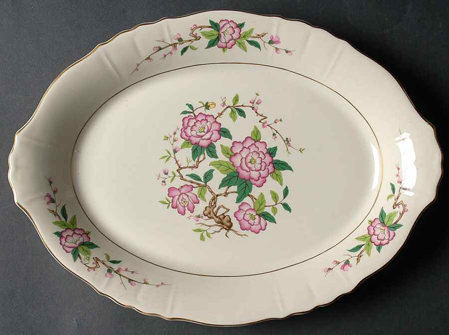 Arlington 14" Oval Serving Platter by Syracuse-1