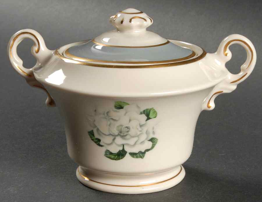 Avalon (Gold Trim) Sugar Bowl & Lid by Syracuse-1