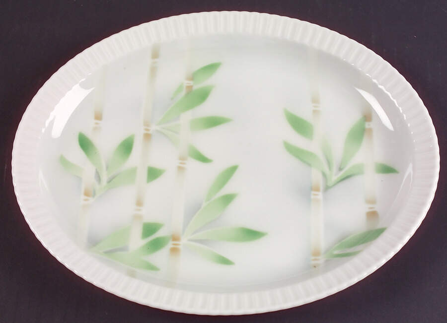 Bamboo 11" Oval Serving Platter by Syracuse-1