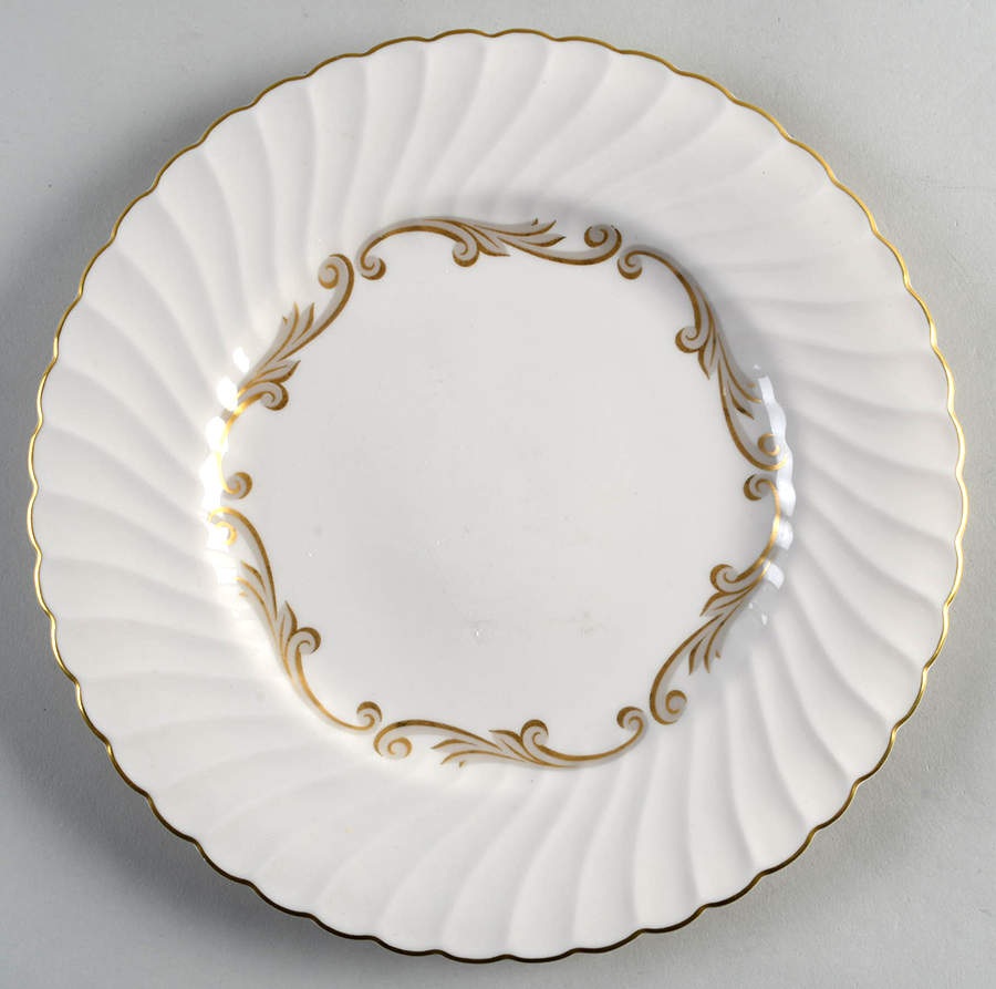 Baroque Gray Dinner Plate by Syracuse-1