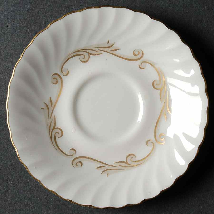 Baroque Gray Saucer for Demitasse Cup by Syracuse-1