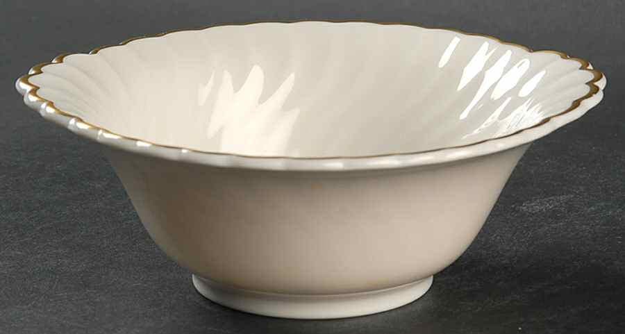 Baroque Gray Lugged Cereal Bowl by Syracuse-1