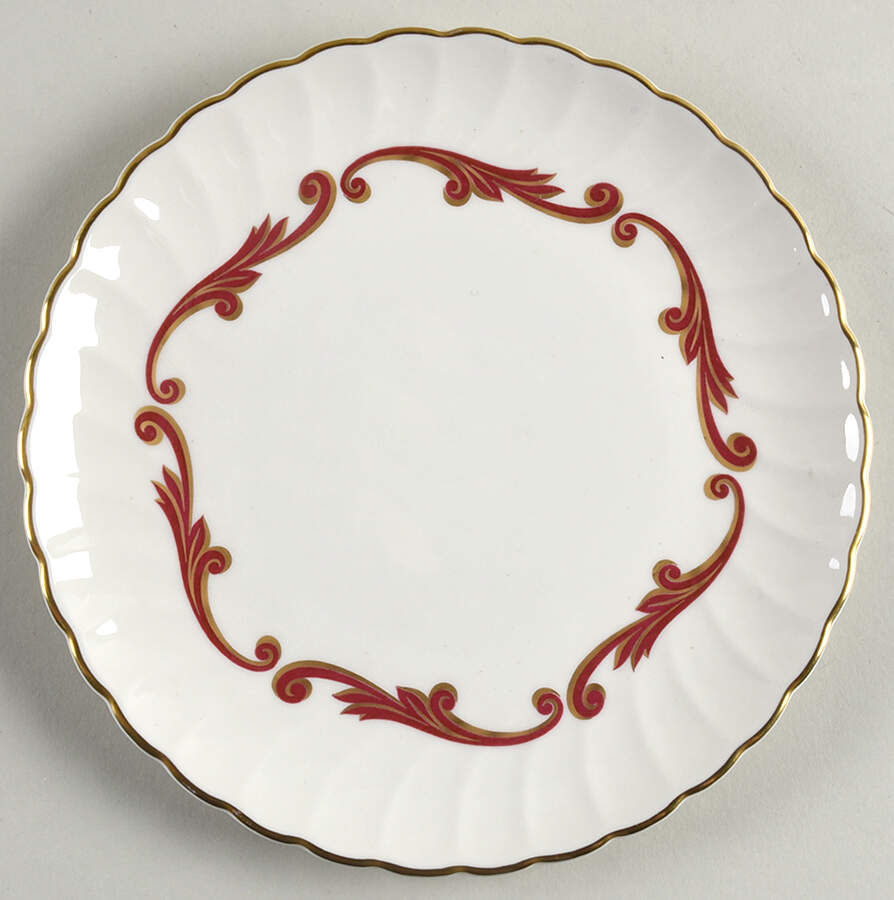 Baroque Maroon Saucer for Cream Soup Bowl by Syracuse-1