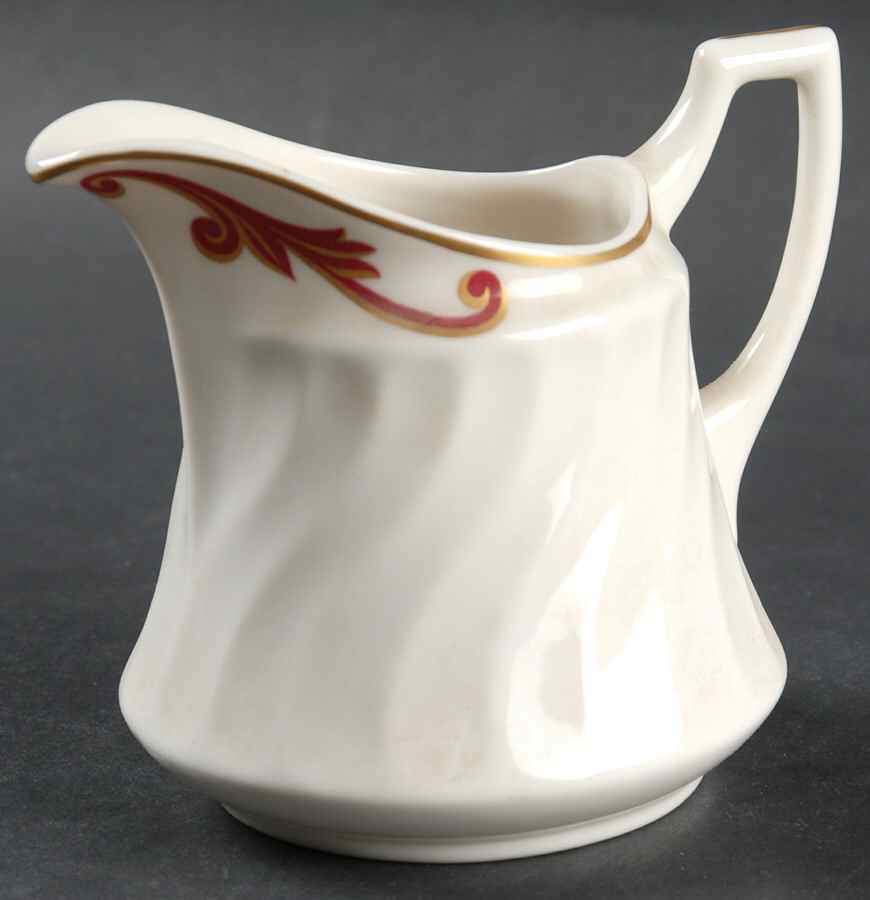 Baroque Maroon Creamer by Syracuse-1