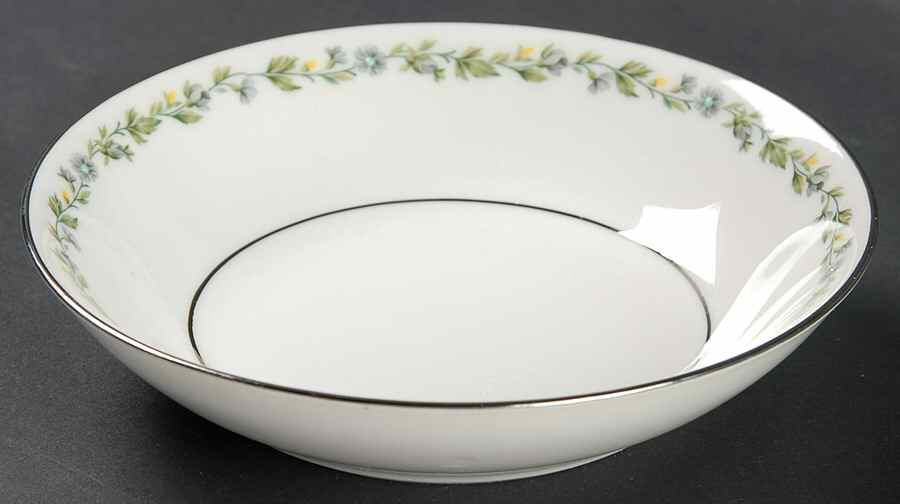 Belcanto (Platinum Trim) Fruit/Dessert (Sauce) Bowl by Syracuse-1