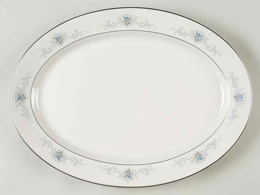 Belmont 14" Oval Serving Platter by Syracuse-1