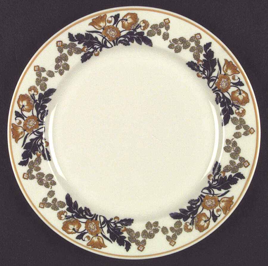 Berkshire (Orange Flowers) Dinner Plate by Syracuse-1