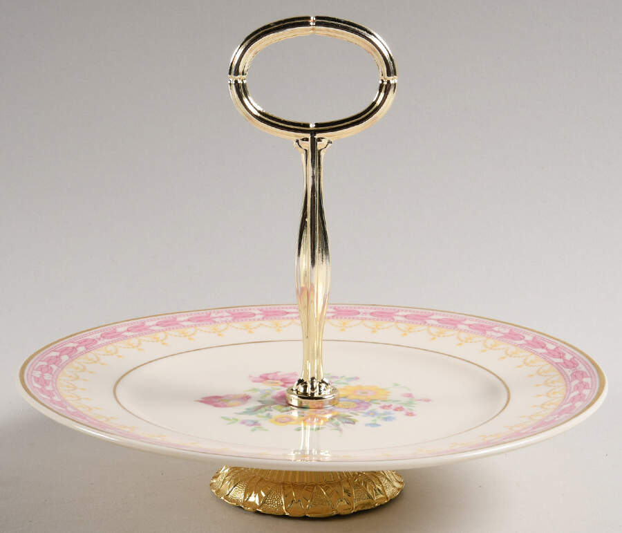 Betsy Ross Pink 6" - 7" Tidbit (from Salad Plate) HC by Syracuse-1