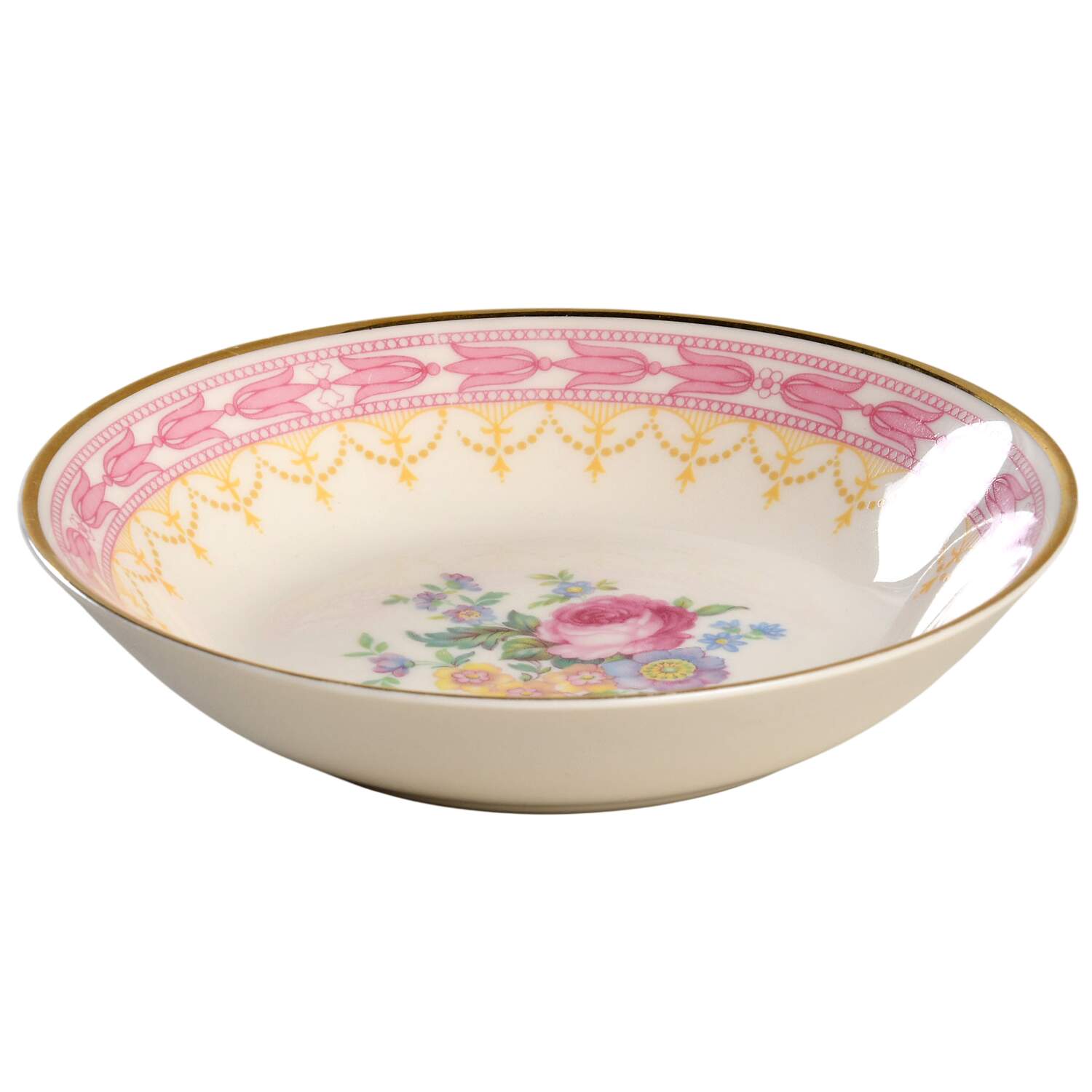 Betsy Ross Pink Fruit/Dessert (Sauce) Bowl by Syracuse-1