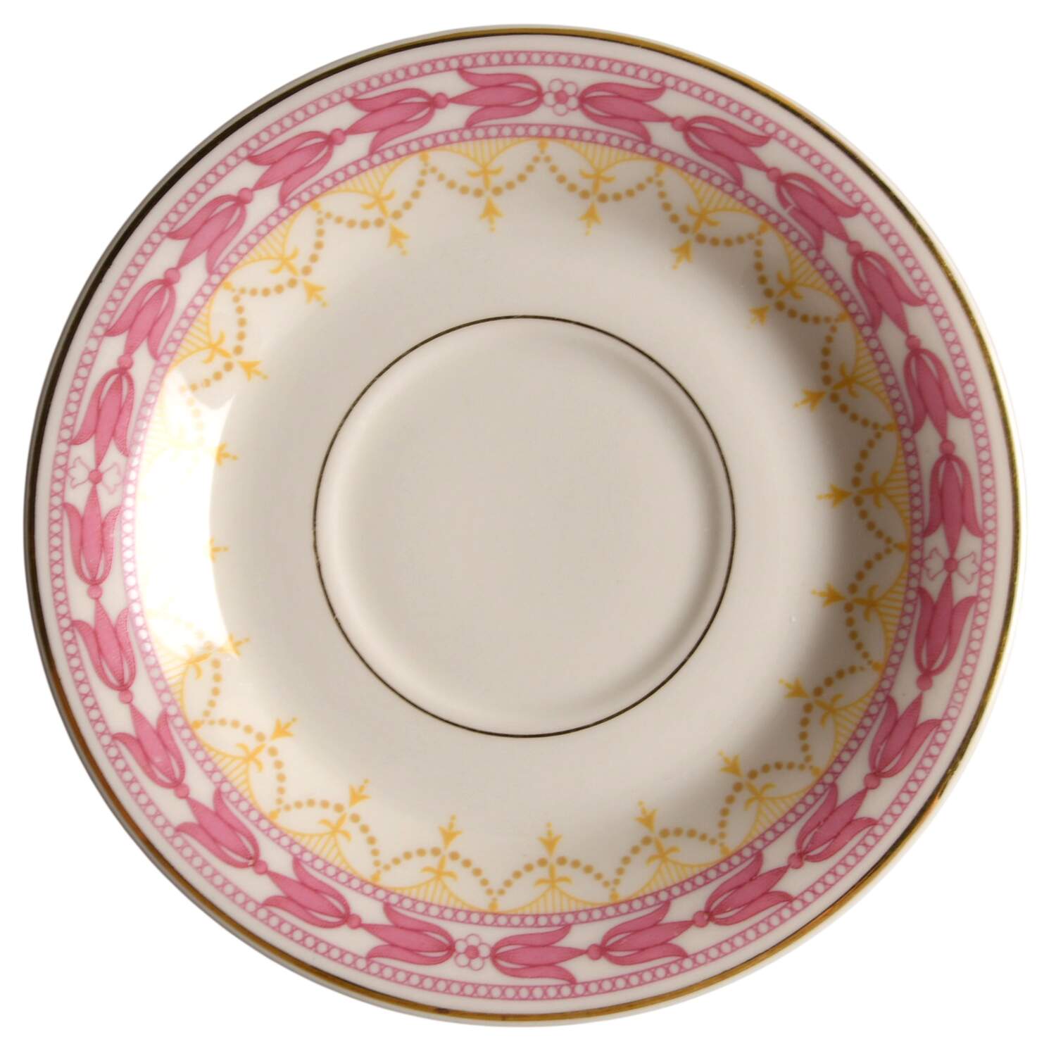 Betsy Ross Pink Saucer by Syracuse-1