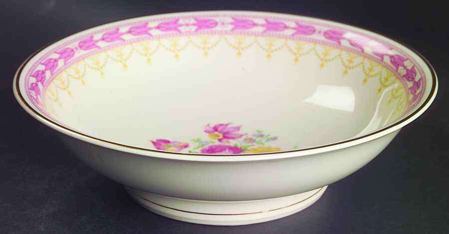 Betsy Ross Pink 8" Round Vegetable Bowl by Syracuse-1