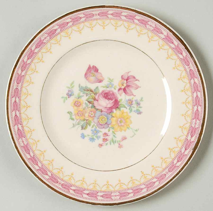 Betsy Ross Pink Bread & Butter Plate by Syracuse-1