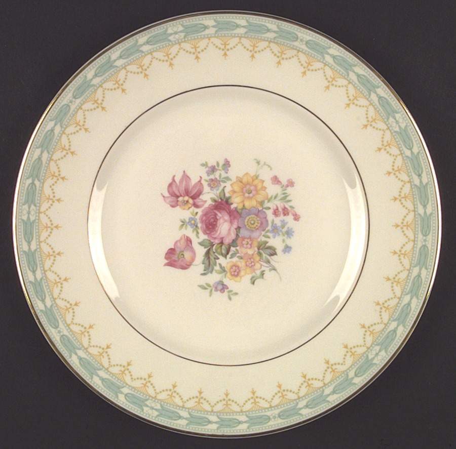 Betsy Ross Turquoise Dinner Plate by Syracuse-1