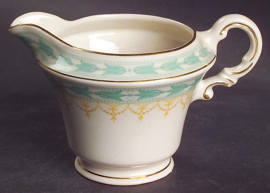 Betsy Ross Turquoise Creamer by Syracuse-1