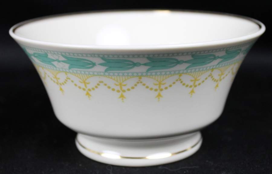 Betsy Ross Turquoise Cranberry Bowl by Syracuse-1