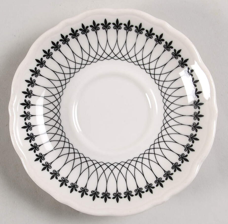 Black Lace Saucer by Syracuse-1